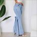 Women's Clothing European And American Retro 3D Bow Slim Fit Medium Elastic Floor Length Flared Jeans For Women_mkmklike.com