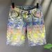 Men's Clothing Summer New High Street Fashion Brand Colorful Jacquard Shorts Men's Denim Shorts Loose Straight Pants Men_mkmklike.com