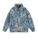 Loom European And American Style Retro Oil Painting Floral Full Print Denim Men's Cool Loose Casual Youth Workwear Jacket_mkmklike.com