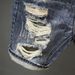 Men's Clothing Ripped Denim Shorts Men's Trendy Straight Loose Seven Point Pants Summer Five Point Pants Trendy Korean Style All Match_mkmklike.com