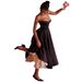 Women's clothing new suspender V neck sleeveless dress tutu long skirt_mkmklike.com