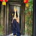 Cross-border Dark Blue Vintage Loose Wide-leg Pants For Women, High-waisted Drapey Jeans, Versatile Summer Floor-length_mkmklike.com