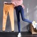 New Style Fleece-lined Thicked Wom's Jeans, Warm Cotton Elastic Slim-fit Pants, High-waisted Trdy Trousers For_mkmklike.com