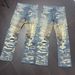 Men's Clothing 3D Printing GVC Printing Heavy Process Washing Laser Digital Printing Straight Trousers_mkmklike.com