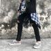 Distressed Black Skinny Jeans With Side Zipper - High Street Unisex Fashion (S-Xxl) Breathable Cotton Blend_mkmklike.com