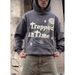 Women's Clothing high street hip hop Travis retro distressed trapped in time foam printed hoodie sweatshirt_mkmklike.com