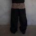 Men's Retro Leopard Print Patchwork Fake Two-Piece Jeans High Street Hip Hop Loose High Waist Wide Leg Casual Pants_mkmklike.com