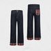 Men's Clothing Autumn And Winter Retro Plaid Stitching Straight Casual Pants Loose Trendy Jeans_mkmklike.com