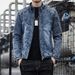 Men’s Clothing New Jacket Men's Autumn And Winter Style Trendy Cotton Slim Men's Retro Denim Jacket Clothes Youth_mkmklike.com