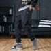 Men's Cotton Cargo Pants Relaxed Fit Loose Casual Streetwear Korean Style Slim Tapered Jogger Pants For All Seasons_mkmklike.com