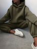 Women's Clothing casual fashion thickened long-sleeved sweatshirt and trousers two-piece suit_mkmklike.com
