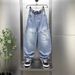 Men's Retro Distressed Jeans - Straight Leg Vintage Denim Pants With Faded Wash & Comfort Fit For Casual Wear_mkmklike.com