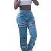 Women's Clothing New Casual Denim Trousers In Stock Explosive Ripped Jeans_mkmklike.com