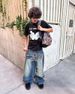 Men's Clothing Retro Street Hip Hop Wide Leg Pants Washed Letter Print Jeans Men's Loose Trousers Trend_mkmklike.com