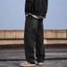 Retro Style Men's Jeans High Street Loose Wide Leg Pants Trendy Straight Leg Jeans For Spring Autumn_mkmklike.com
