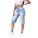 Women's Clothing High Quality Elastic Hole Denim_mkmklike.com
