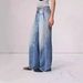 Women Wide Leg Jeans Straight Pants Denim Washing High Waist Loose Mom Basics Ankle Length Pants Slight Strech Y2k Capris_mkmklike.com
