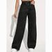 Foreign Trade American Style High Waist Straight Jeans Women's Spring And Autumn New Small Size Loose Draped Solid Color_mkmklike.com
