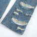 American Style Distressed Jeans For Men Loose Street Fashion Cool Long Washed White Ripped Casual Straight Pants_mkmklike.com