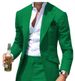 Men's Clothing Pointed Collar Men's Suit Slim Men's Suit Jacket Pants 2 PCE Formal Casual Business Wedding Groom_mkmklike.com