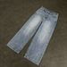 Men's Clothing 2026 Spring New American Retro Washed Whiskered Distressed Straight Leg Jeans Trendy Pants_mkmklike.com
