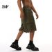 EF JEANS | 2024 Summer New American Street Simple Army Green Big Pocket Overalls Pants Five-point Pants For Men And Women_mkmklike.com