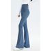 Trendy Girl Closet Trendy Girl Closet Slim Fit Jeans High Waist Tummy Control Butt Lift Flared New Style Women's Flare Long Yoga Pants For Autumn_mkmklike.com
