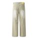 Punk High Washed Distressed Loose Jeans For Men, Niche Street Fashion Casual Spray Paint Wide-Leg Straight Pants_mkmklike.com