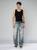 Men's Vintage Loose Fit Jeans | Retro Wide Leg Denim Pants | Relaxed Streetwear Style_mkmklike.com