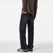 Men's High Street Retro Cleanfit Jeans – Straight-Leg Relaxed Fit Washed Denim Pants (Black/Ash Blue, 28-40)_mkmklike.com