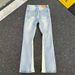 Men's Slim Fit Retro Color Embroidered PU Star Jeans - Comfortable Cotton Denim For Casual & Stylish Look_mkmklike.com