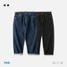 Men's 14OZ Selvedge Denim Raw Classic Workwear Loose Wide Leg Jeans For Men Classic Workwear Loose Fit Raw Denim Jeans_mkmklike.com