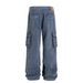 American Street Unisex High Street Heavy Industries Premium Multi-Pocket Design Retro Men's Loose Jeans_mkmklike.com