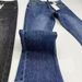High-Waisted Flared Denim Jeans with Distressed Splatter Paint Design Stretch Comfort Black-Gray Blue Streetwear Style_mkmklike.com