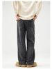 Classic American Vintage Men's Jeans - Straight Leg With Subtle Flare For Timeless Street Style_mkmklike.com