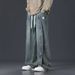 Men's Clothing 3D Cut US Printed Jeans Men's Hot Selling Trendy Loose Straight Leg Wide Leg Jeans_mkmklike.com