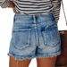 Women’s Clothing The New Popular Stretchy Ripped Tassel Women's Denim Shorts Popular Wish Super Hot_mkmklike.com