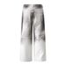 Spray-Dyed Dirty Wide-Leg Jeans Casual Men's High Street Trend Niche Loose Ink-Splattered Straight-Leg Pants For Men_mkmklike.com