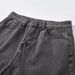 "Y2K Streetwear Cement Gray Wide-Leg Flared Cleanfit Jeans For Women - High Waist Washed Denim Pants With Straight Hem, Stretch-Free Comfort,_mkmklike.com