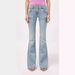 Women's Clothing Waist Jeans For Women Street Hotties Slim Fit Straight Flared Floor Length Trousers_mkmklike.com