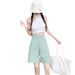 Fashionable Denim Shorts Women, Summer New Korean Style High-waisted Wide-leg Shorts, Slimming And Unique Straight-leg_mkmklike.com