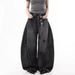 Vintage High Street Distressed Cat Whisker Wide Leg Denim Jeans For Men & Women - Cleanfit Straight Cut With Deconstructed Panels_mkmklike.com