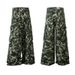 Men's Oversized Camo Cargo Pants - Streetwear Straight-Leg Tactical Joggers With Adjustable Drawstring Waist_mkmklike.com