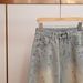 Women's Rhinestone Embellished Wide Leg Jeans High Waisted A Line Retro Versatile Denim For Autumn And Winter_mkmklike.com