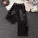 American Retro Workwear Wide-Leg Jeans Autumn Winter High Street Design Loose Slimming High-Waist Straight Pants_mkmklike.com