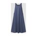 ELLE Cross-Border New Thin Denim Sleeveless Loose Pullover Casual Simple Mid-Length Strap Dress Dropshipping_mkmklike.com