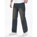 Men's Straight Leg Jeans Trendy Casual Black And Brown Versatile Trousers For All Seasons_mkmklike.com
