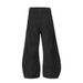 Silhouette Scimitar Jeans American High Street Patchwork Deconstructed Design Sense Rivet Decoration Loose Wide-Leg Long_mkmklike.com