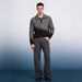 Men's Casual Fashion Washed Denim Jeans American Style Loose Fit Mid Waist Wide Leg Pants Black Blue Cotton Jeans_mkmklike.com