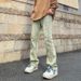 Nordmann American Retro Distressed Jeans For Men Loose Straight High Street Vibe Brand Tall Slimming Spring Autumn Casual Pants_mkmklike.com